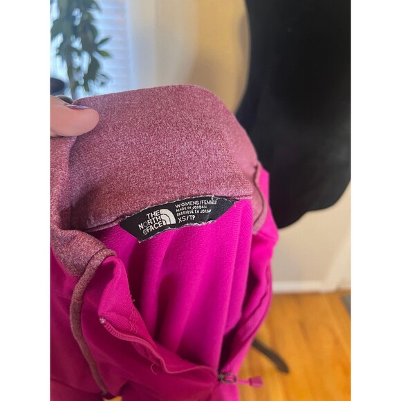The North Face 1/4 Zip Cinder 100 pink Pulover Size XS - Picture 2 of 6